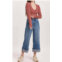 DEAR JOHN DENIM high rise cropped wide leg jeans in shallou