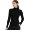 The Athletic Side Of Us osas turtleneck sweater ribbed sustainable knit in black