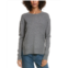 InCashmere seam detail high-low wool & cashmere-blend sweater