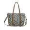 Myra Bags womens mini duffle bag in leopard print