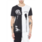 Eleven Paris paris is punk knit printed t-shirt in black/white