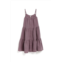 Tractr kids tiered dress in purple