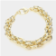 FASHNZFAB 14k gold plated chunky chain bracelet