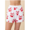 Mainstrip cherries this christmas lounge shorts in white/ red