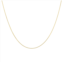 SSELECTS 14k yellow gold box chain with spring ring clasp