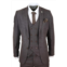 Oliver Tweed mens brown wool 3 piece suit double breasted Tweed peaky blinders 1920