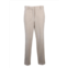 CIRCOLO 1901 beige straight-cut trousers with vertical ribbed texture