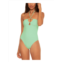 Becca by Rebecca Virtue womens solid convertible one-piece swimsuit