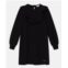 My little cozmo kids carol knit ruffle dress in black