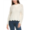 kier j fancy stitch mock neck wool & cashmere-blend sweater