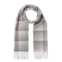 Amicale cashmere ombre grid cashmere scarf