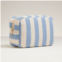 FASHNZFAB striped pattern cosmetic pouch bag