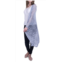 GIGI MODA clara long knit cardigan in dove gray