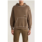 Museum of Peace & Quiet wavy logo stitch hoodie in brown