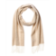 Amicale Cashmere woven melange solid cashmere scarf