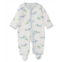 Kissy Kissy kids zip footie in blue puppy fun