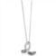 Tiffany & Co . elsa peretti alphabet letter e pendant in sterling silver