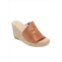 CHOCOLAT BLU womens ian espadrille wedge sandal in whiskey leather