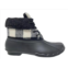 Gypsy Jazz slush plaid boots in black & white