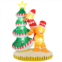 Hivvago 7 feet inflatable christmas tree with 7 internal led lights and built-in fan