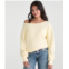 Aeropostale cloud soft oversized off-the-shoulder sweatshirt