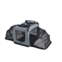 Pet Life hounda accordion metal framed soft-folding collapsible dual-sided expandable pet dog crate