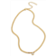 Savvy Cie Jewels 18k gld pl. cicle cz neck.