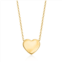 RS Pure ross-simons 14kt yellow gold heart pendant necklace