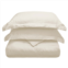 Superior modal from beechwood 300-thread count solid deep duvet cover and pillow sham set