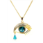 Eye Candy LA tear drop necklace