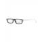 Omega unisex rectangular eyeglasses om5012 01a black/palladium 52mm