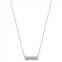 Adornia mama necklace silver crystal