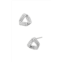 SAVVY CIE JEWELS sterling contemporary cz knot stud