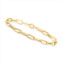 Canaria Fine Jewelry Canaria 10kt yellow gold paper clip link bracelet