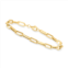 Canaria Fine Jewelry canaria 10kt yellow gold paper clip link bracelet