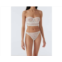 Else acacia long line underwire strapless bra in off white