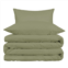 Superior 1000-thread count breathable egyptian cotton classy solid duvet cover set