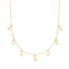 RS Pure ross-simons italian 14kt yellow gold multi-star charm necklace