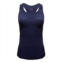Phat Buddha women york racerback tank top in navy blue