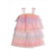 Isobella & Chloe girls rainbow delight dress in pink