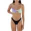 TiniBikini womens tie-dye cut-out bikini swim top