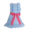 THE OAKS APPAREL girls leanne linen dress in blue pink