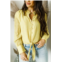 CIEBON aurora button down top in yellow