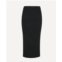 Forte Forte stretch knit merino skirt in black