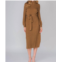 Fore cafe turtleneck sweater dress in brown