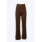 J.NNA ribbed-knit straight-leg pants in brown
