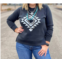 Texas True Threads vegas aztek sweatshirt in black