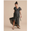 A Pea in the Pod flutter sleeve faux wrap maternity dress