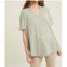 WISHLIST morrill oversized slub top in sage