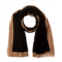 Forte Cashmere contrast trim oversized cashmere scarf
